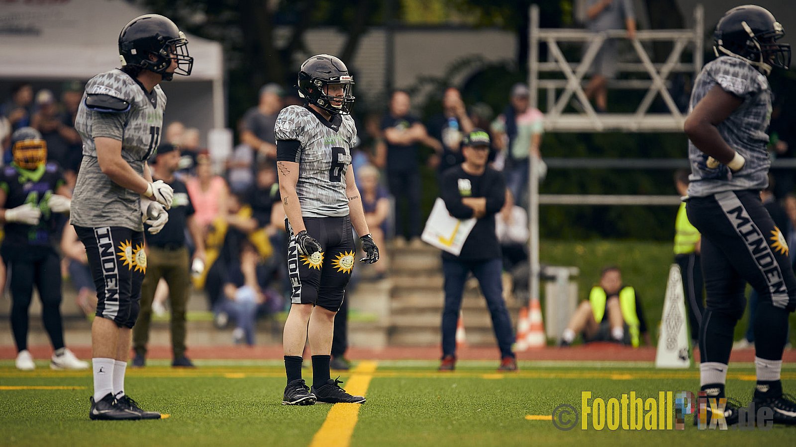 AFCV NRW Landesliga Season 2021 Herne Black Barons vs. Minden Wolves am 26.09.2021 im Stadion Horststadion, Gartenstraße 12-16, 44625 Herne, Punkte Endstand 03 : 27.
[Bildnummer: 2021-09-26_0253] - HerneBlackBaronsVsMindenWolves
