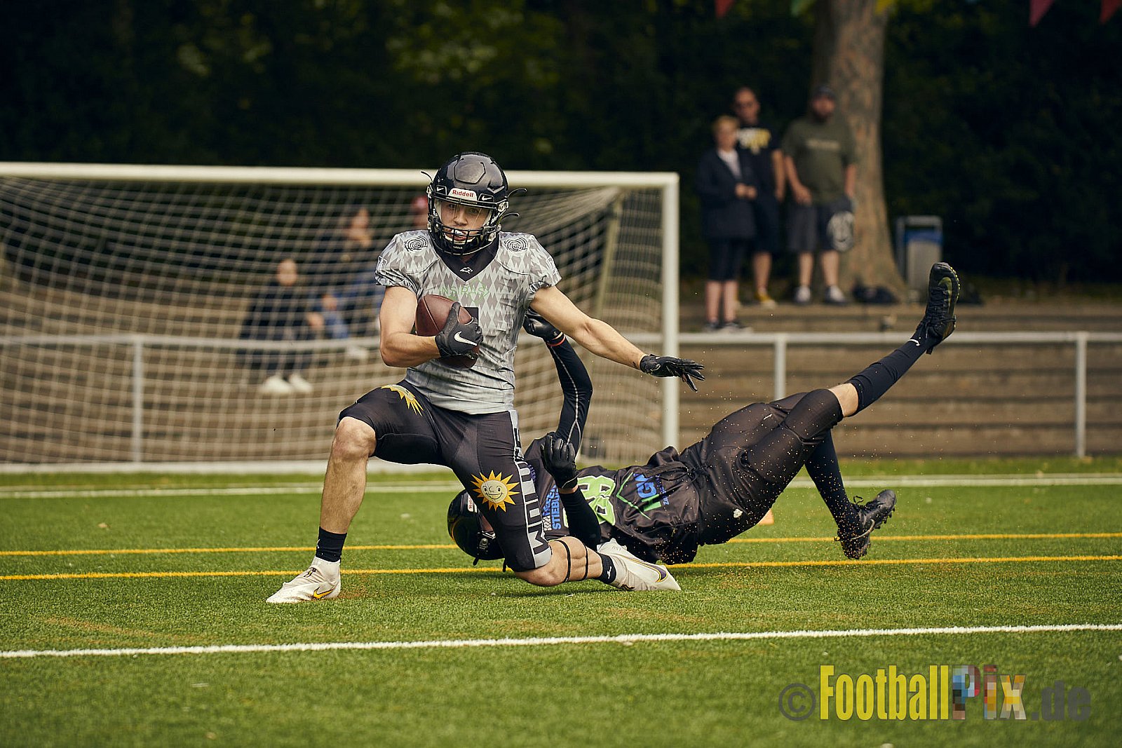AFCV NRW Landesliga Season 2021 Herne Black Barons vs. Minden Wolves am 26.09.2021 im Stadion Horststadion, Gartenstraße 12-16, 44625 Herne, Punkte Endstand 03 : 27.
[Bildnummer: 2021-09-26_0395] - HerneBlackBaronsVsMindenWolves
