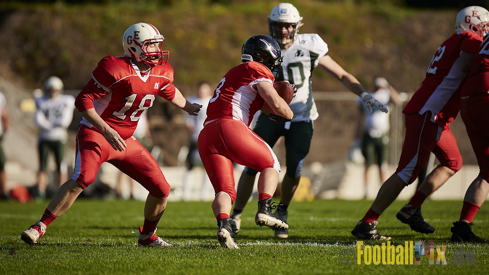 AFCV NRW Regionalliga Season 2021 Gelsenkirchen Devils vs. Bielefeld Bulldogs am 9.10.2021 im Fürstenbergstadion, Fischerstraße 35, 45899 Gelsenkirchen-Horst, Punkte Endstand 0 : 42.
[Bildnummer: 2021-10-09_0250] - GelsenkirchenDevilsVsBielefeldBulldogs