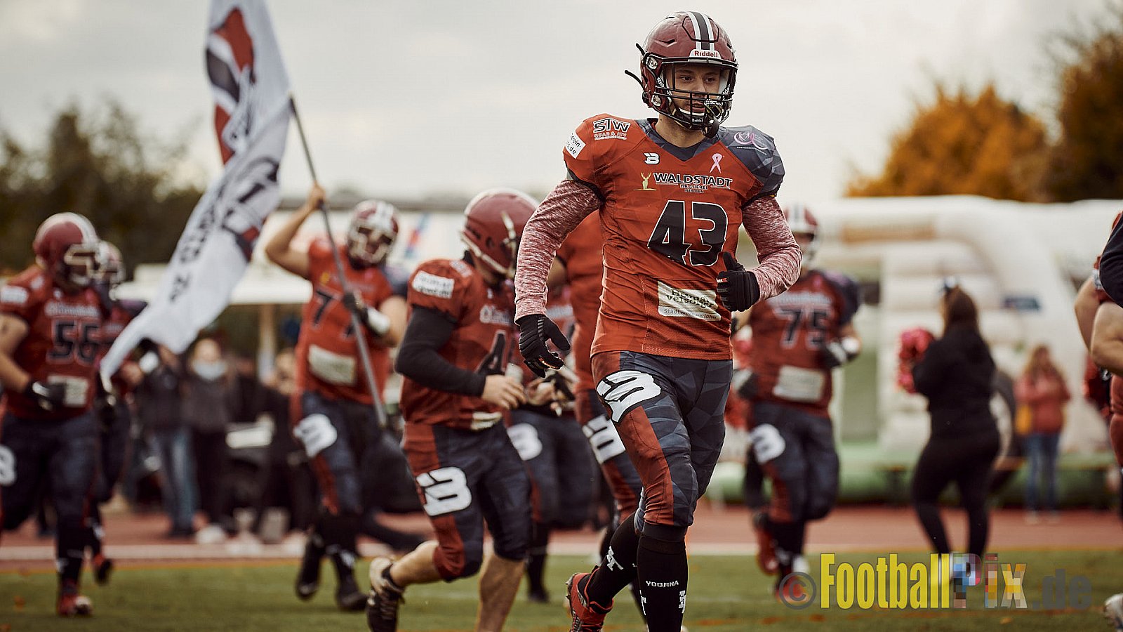 AFCV NRW Verbandsliga Season 2021 Iserlohn Titans vs. Minden Wolves am 16.10.2021 im Hermberg Statdion Süd, Immermannstraße, 58636 Iserlohn, Punkte Endstand 9 : 16.
[Bildnummer: 2021-10-16_0034] - IserlohnTitansVsMindenWolves