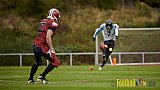 AFCV NRW Verbandsliga Season 2021 Iserlohn Titans vs. Minden Wolves am 16.10.2021 im Hermberg Statdion S&uuml;d, Immermannstra&szlig;e, 58636 Iserlohn, Punkte Endstand 9 : 16.[Bildnummer: 2021-10-16_0084] - IserlohnTitansVsMindenWolves