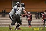 AFCV NRW Verbandsliga Season 2021 Iserlohn Titans vs. Minden Wolves am 16.10.2021 im Hermberg Statdion S&uuml;d, Immermannstra&szlig;e, 58636 Iserlohn, Punkte Endstand 9 : 16.[Bildnummer: 2021-10-16_0416] - IserlohnTitansVsMindenWolves