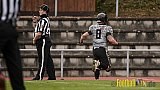 AFCV NRW Verbandsliga Season 2021 Iserlohn Titans vs. Minden Wolves am 16.10.2021 im Hermberg Statdion S&uuml;d, Immermannstra&szlig;e, 58636 Iserlohn, Punkte Endstand 9 : 16.[Bildnummer: 2021-10-16_0418] - IserlohnTitansVsMindenWolves