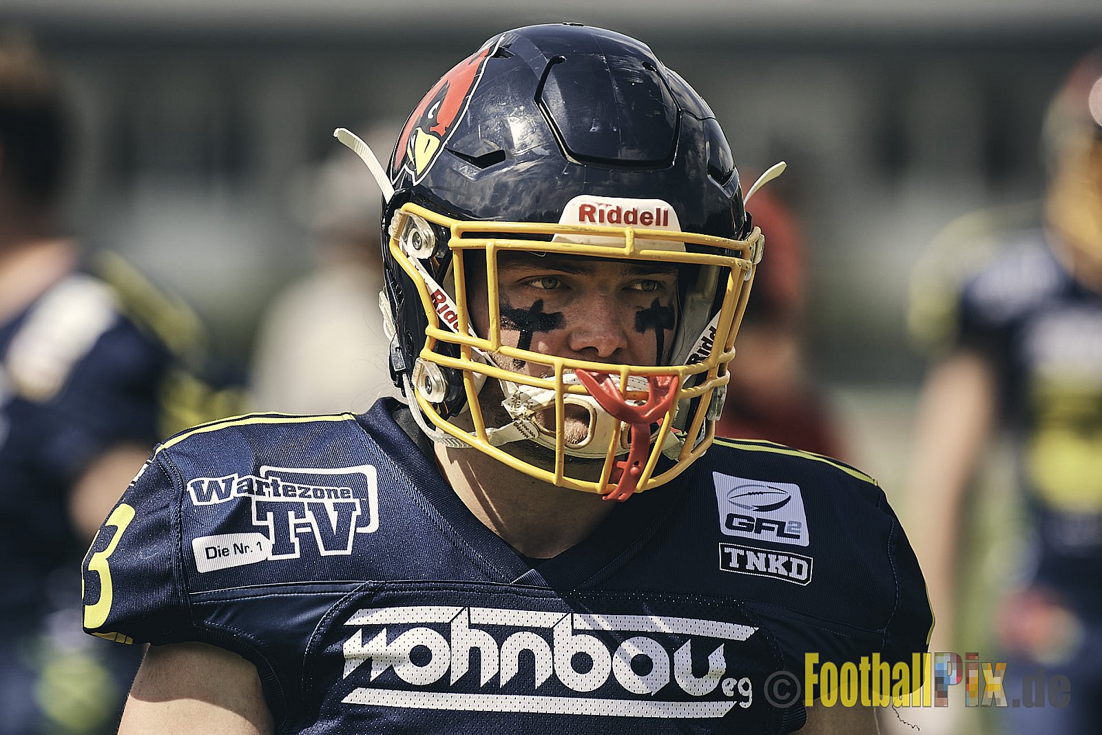GFL2 Season 2022 Assindia Cardinals vs. Paderborn Dolphins am 22.05.2022 im Stadion Am Hallo, 45141 Essen. Spiel Endstand 14 : 31. Bildnummer: 2022-05-22_0149 - AssindiaCardinalsVsPaderbornDolphins