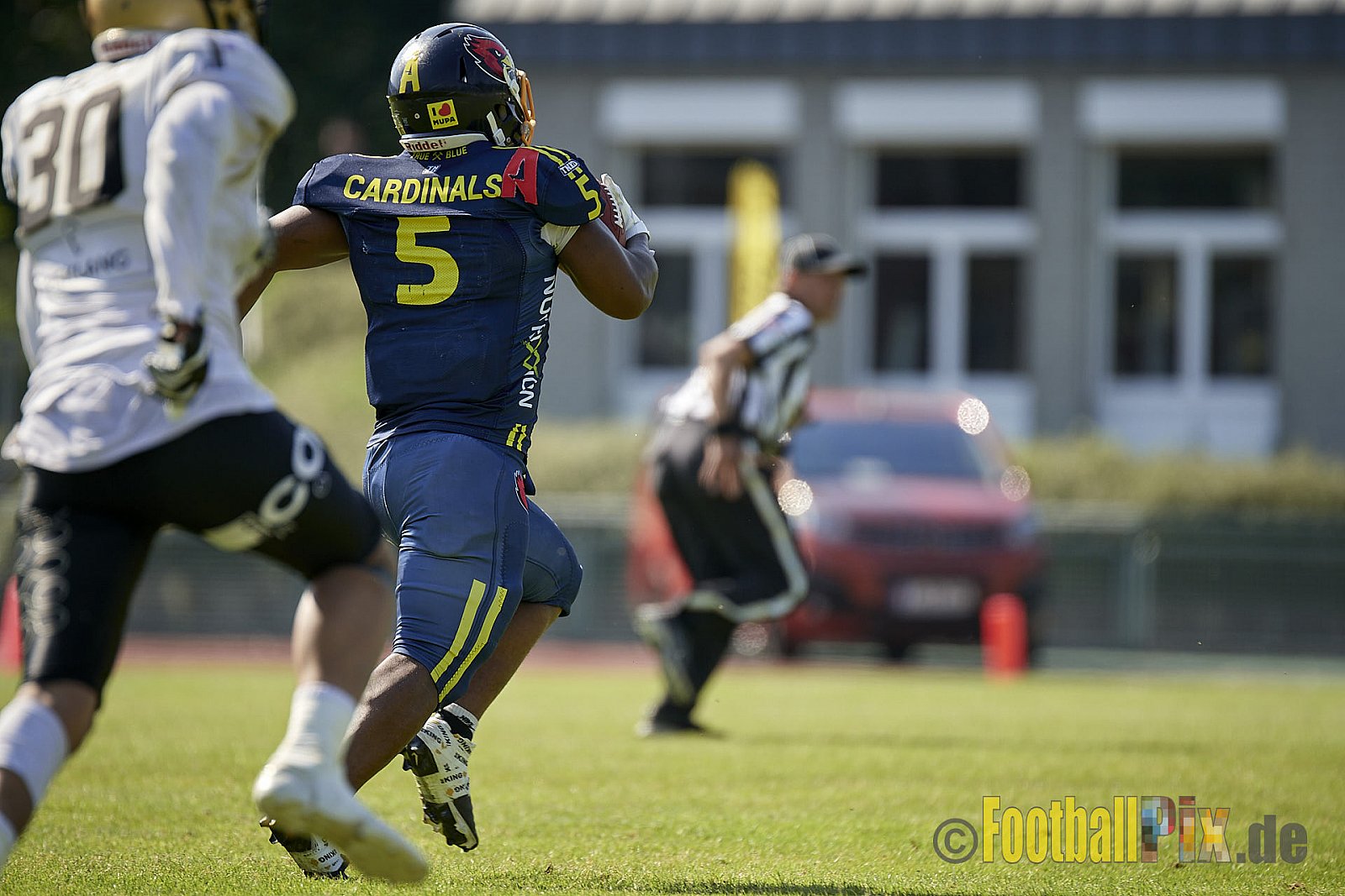 GFL2 Season 2022 Assindia Cardinals vs. Paderborn Dolphins am 22.05.2022 im Stadion Am Hallo, 45141 Essen. Spiel Endstand 14 : 31. Bildnummer: 2022-05-22_0408 - AssindiaCardinalsVsPaderbornDolphins
