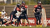 GFL Season 2022 Düsseldorf Panther vs. Berlin Adler am 4.06.2022 im Stadion VfL Benrath, Karl-Hohmann-Straße 70, 40597 Düsseldorf. Spiel Endstand 0 : 21. Bildnummer: 2022-06-04_0366 - DPantherVsBerlinAdler