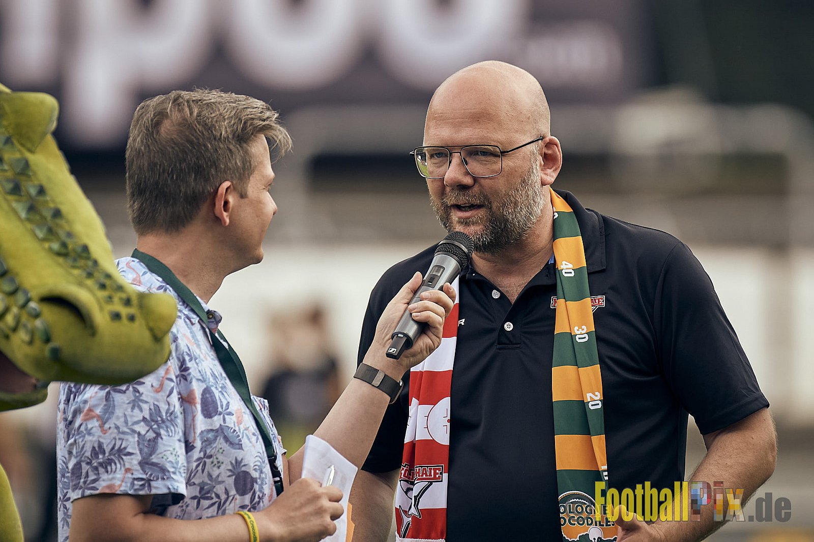 GFL Season 2022 Cologne Crocodiles vs. Kiel Baltic Hurricanes am 11.06.2022 im Stadion Stadion Höhenberg, Höhenberger Ring, 51103 Köln. Punkte Endstand 49 : 00. Bildnummer: 2022-06-11_0017 - CologneCrocodilesVsKielBalticHurricanes