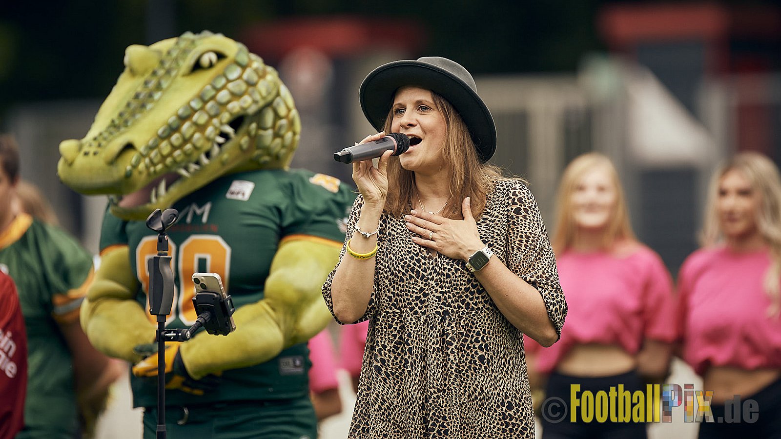 GFL Season 2022 Cologne Crocodiles vs. Kiel Baltic Hurricanes am 11.06.2022 im Stadion Stadion Höhenberg, Höhenberger Ring, 51103 Köln. Punkte Endstand 49 : 00. Bildnummer: 2022-06-11_0097 - CologneCrocodilesVsKielBalticHurricanes