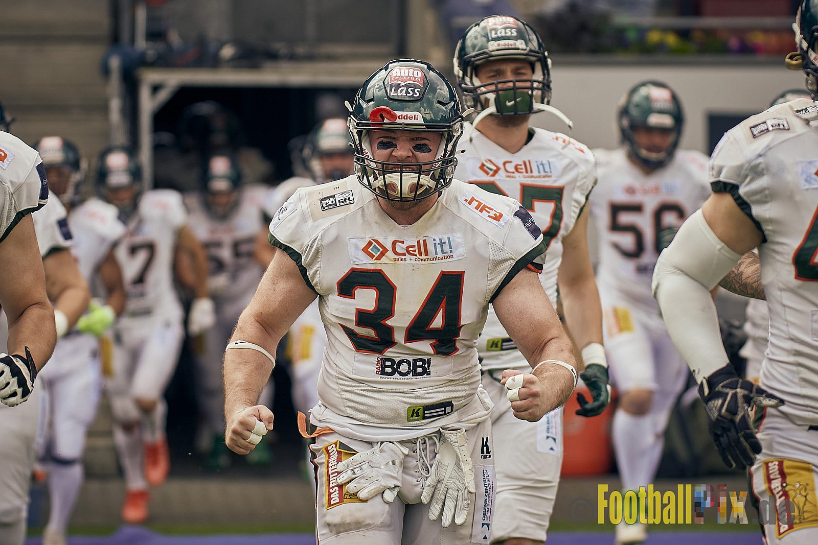 GFL Season 2022 Cologne Crocodiles vs. Kiel Baltic Hurricanes am 11.06.2022 im Stadion Stadion Höhenberg, Höhenberger Ring, 51103 Köln. Punkte Endstand 49 : 00. Bildnummer: 2022-06-11_0157 - CologneCrocodilesVsKielBalticHurricanes