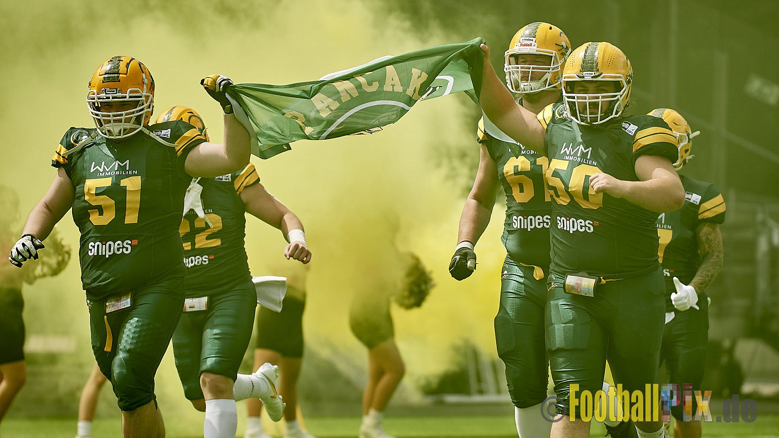 GFL Season 2022 Cologne Crocodiles vs. Kiel Baltic Hurricanes am 11.06.2022 im Stadion Stadion Höhenberg, Höhenberger Ring, 51103 Köln. Punkte Endstand 49 : 00. Bildnummer: 2022-06-11_0276 - CologneCrocodilesVsKielBalticHurricanes