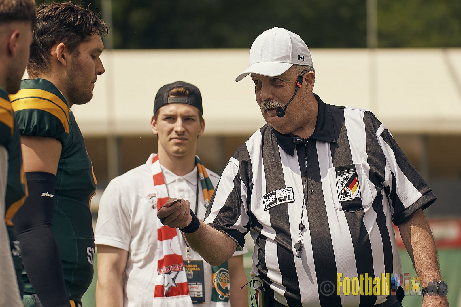 GFL Season 2022 Cologne Crocodiles vs. Kiel Baltic Hurricanes am 11.06.2022 im Stadion Stadion Höhenberg, Höhenberger Ring, 51103 Köln. Punkte Endstand 49 : 00. Bildnummer: 2022-06-11_0436 - CologneCrocodilesVsKielBalticHurricanes