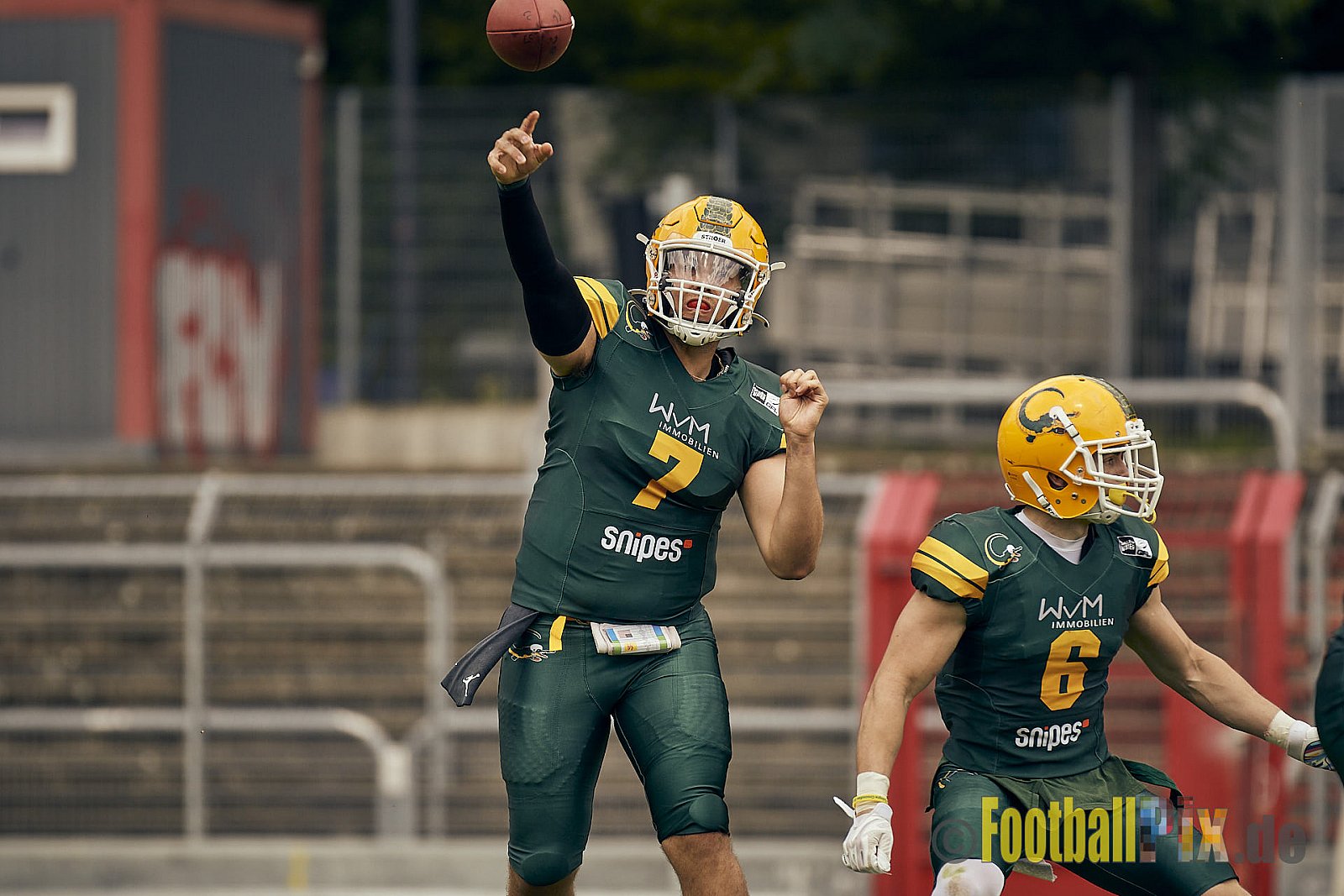 GFL Season 2022 Cologne Crocodiles vs. Kiel Baltic Hurricanes am 11.06.2022 im Stadion Stadion Höhenberg, Höhenberger Ring, 51103 Köln. Punkte Endstand 49 : 00. Bildnummer: 2022-06-11_0549 - CologneCrocodilesVsKielBalticHurricanes