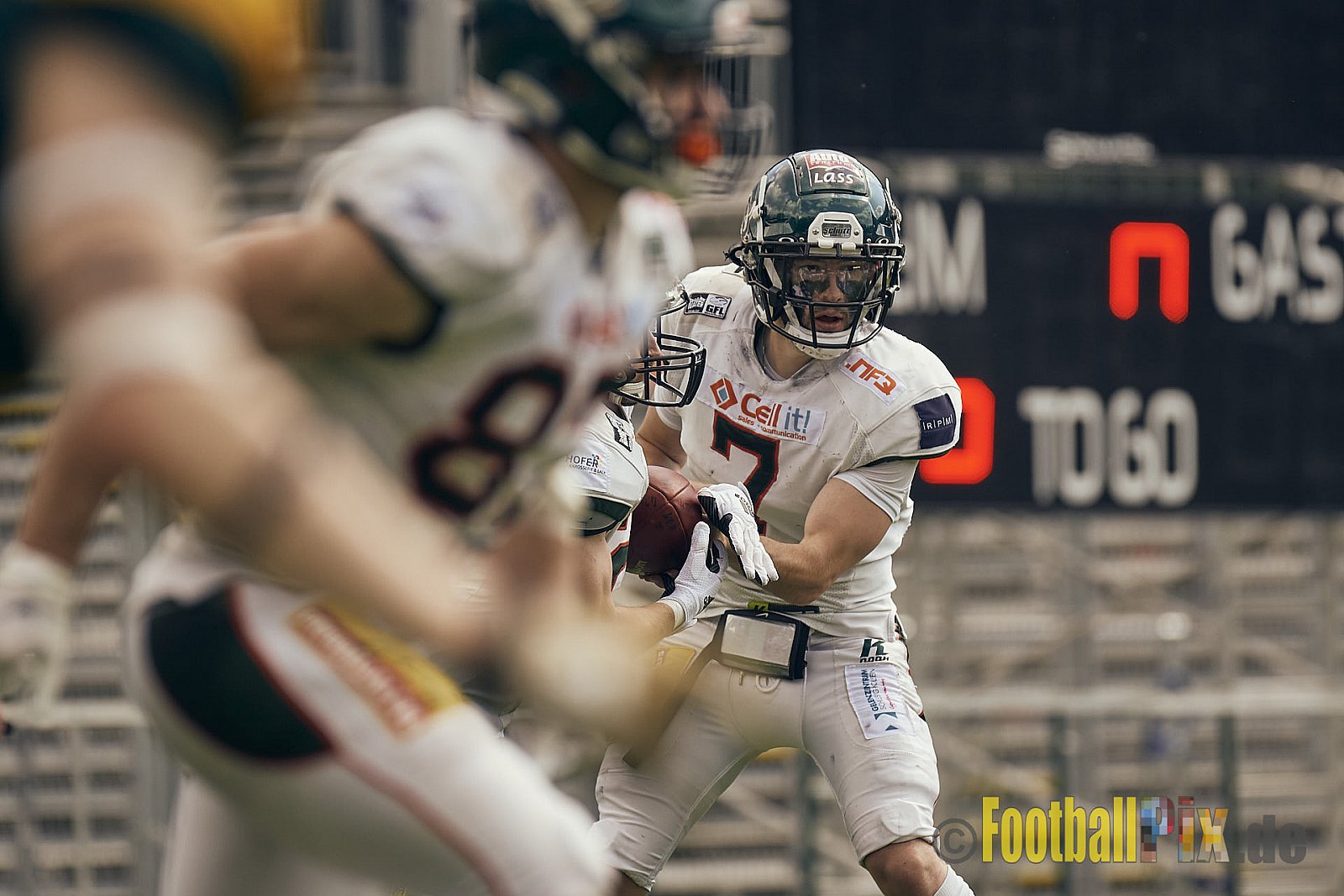 GFL Season 2022 Cologne Crocodiles vs. Kiel Baltic Hurricanes am 11.06.2022 im Stadion Stadion Höhenberg, Höhenberger Ring, 51103 Köln. Punkte Endstand 49 : 00. Bildnummer: 2022-06-11_0892 - CologneCrocodilesVsKielBalticHurricanes