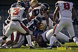 Spiel der GFL Season 2022 Düsseldorf Panther vs. Dresden Monarchs am 30.07.2022 im Stadion VfL Benrath, Karl-Hohmann-Straße 70, 40597 Düsseldorf, Punkte Endstand 00 : 21.
[Bildnummer: 2022-07-30_0251] - DPantherVsDresdenMonarchs
