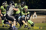 AFCV NRW Verbandsliga Ost Season 2022 Herne Black Barons vs. Minden Wolves am 25.09.2022 im Stadion Horststadion, Gartenstraße 12-16, 44625 Herne, Punkte Endstand 12 : 34.
[Bildnummer: 2022-09-25_0124] - HerneBlackBaronsMindenWolves