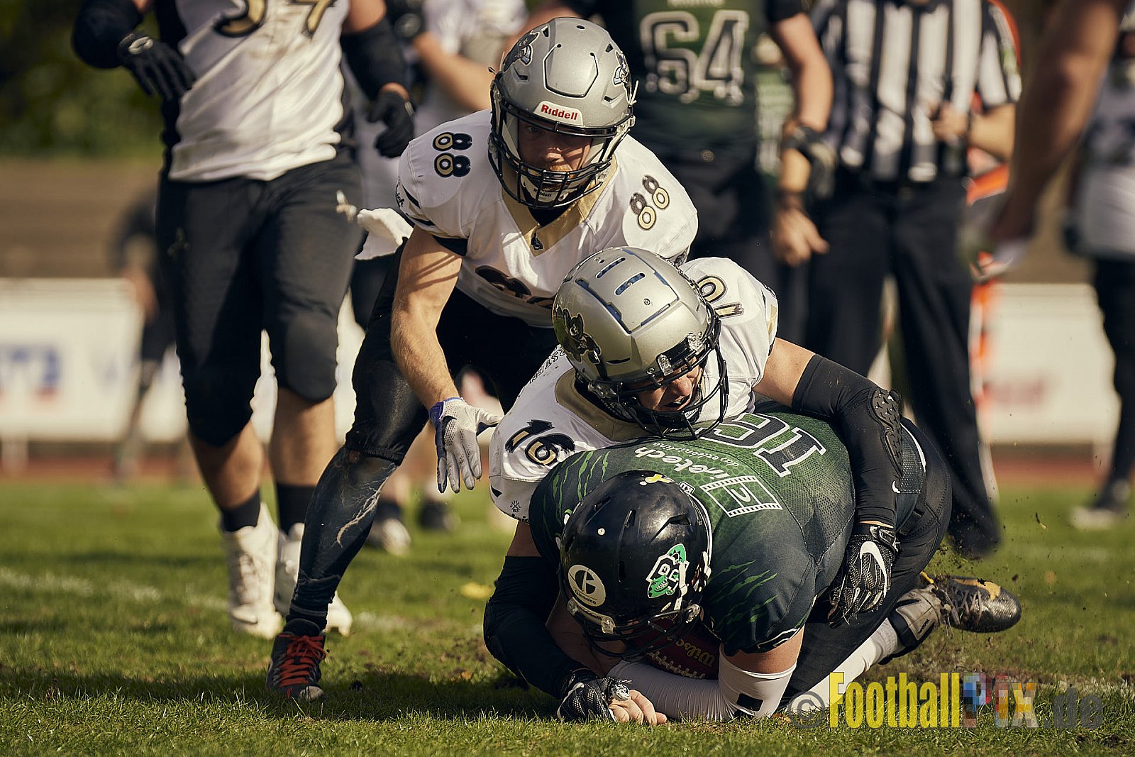 AFCV NRW Landesliga Season 2022 Rheine Raptors vs. Dorsten Reapers am 02.10.2022 im Stadion Jahnstadion, Schützenstraße, 48429 Rheine, Punkte Endstand 35 : 09.
[Bildnummer: 2022-10-02_0493] - RheineRaptorsVsDorstenReapers