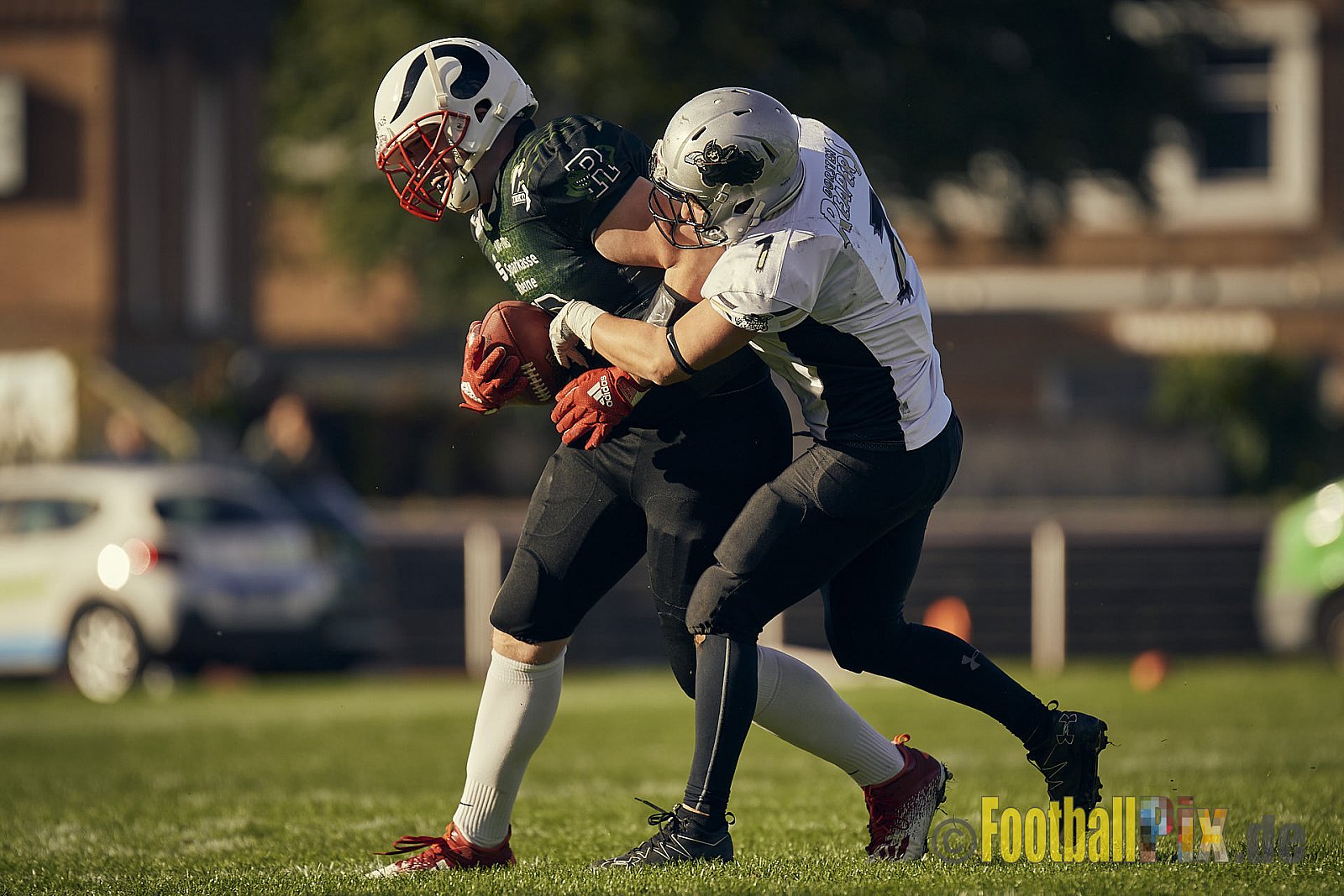 AFCV NRW Landesliga Season 2022 Rheine Raptors vs. Dorsten Reapers am 02.10.2022 im Stadion Jahnstadion, Schützenstraße, 48429 Rheine, Punkte Endstand 35 : 09.
[Bildnummer: 2022-10-02_0692] - RheineRaptorsVsDorstenReapers