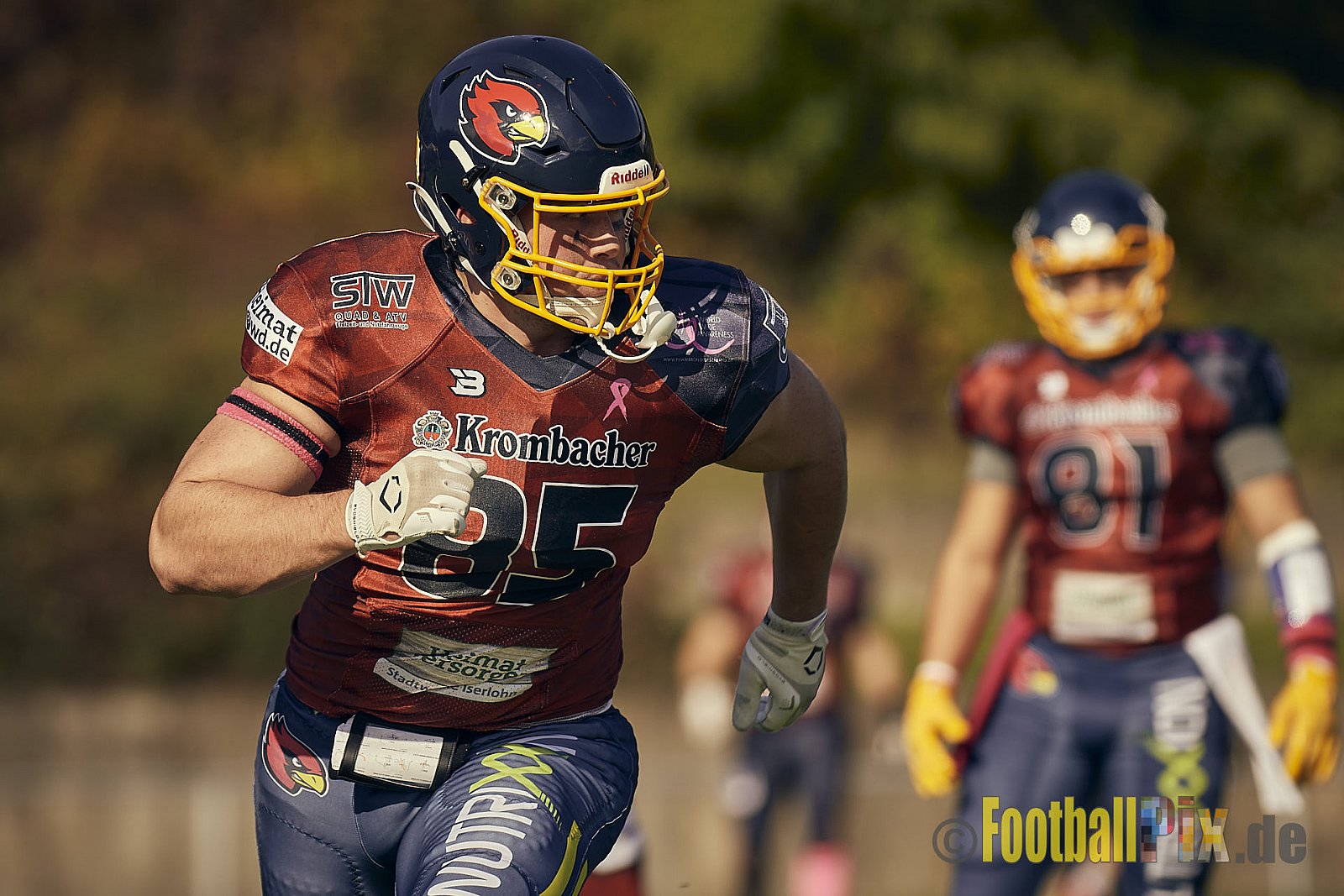 AFCV NRW Landesliga Season 2022 Iserlohn Titans vs. Bochum Rebels am 08.10.2022 im Stadion Hemberg-Stadion (Süd), Immermannstraße 10, 58636 Iserlohn, Punkte Endstand 13 : 03.
[Bildnummer: 2022-10-08_0029] - IserlohnTitansVsBochumRebels