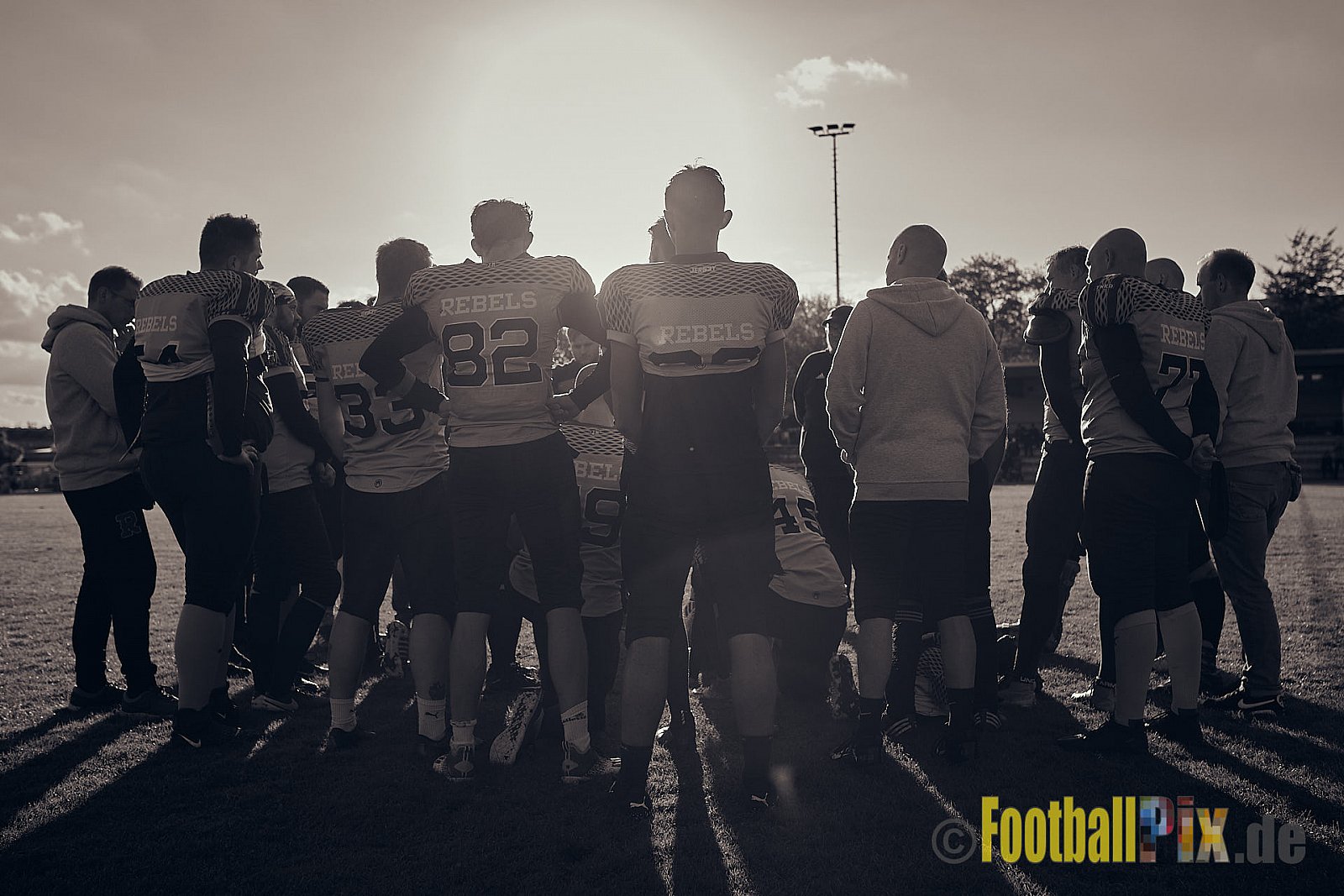 AFCV NRW Landesliga Season 2022 Iserlohn Titans vs. Bochum Rebels am 08.10.2022 im Stadion Hemberg-Stadion (Süd), Immermannstraße 10, 58636 Iserlohn, Punkte Endstand 13 : 03.
[Bildnummer: 2022-10-08_0669] - IserlohnTitansVsBochumRebels