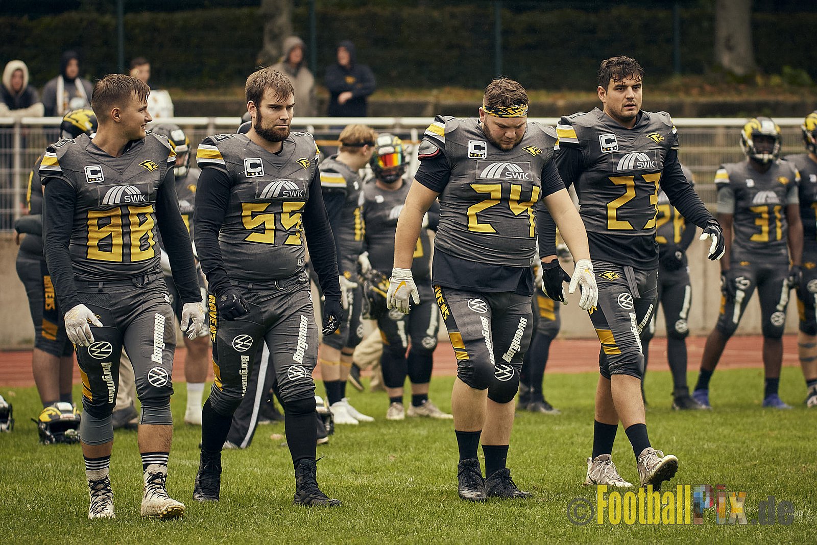 AFCV NRW Oberliga Season 2022 Remscheid Amboss vs. Krefeld Ravens am 15.10.2022 im Stadion Reinshagen Stadion, Wallburgstraße 25, 42857 Remscheid, Punkte Endstand 00 : 28.
[Bildnummer: 2022-10-15_0075] - RemscheidAmbossVsKrefeldRavens