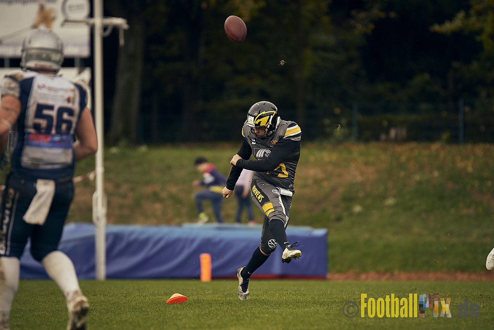 AFCV NRW Oberliga Season 2022 Remscheid Amboss vs. Krefeld Ravens am 15.10.2022 im Stadion Reinshagen Stadion, Wallburgstraße 25, 42857 Remscheid, Punkte Endstand 00 : 28.
[Bildnummer: 2022-10-15_0668] - RemscheidAmbossVsKrefeldRavens