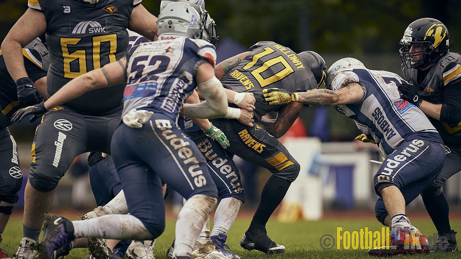 AFCV NRW Oberliga Season 2022 Remscheid Amboss vs. Krefeld Ravens am 15.10.2022 im Stadion Reinshagen Stadion, Wallburgstraße 25, 42857 Remscheid, Punkte Endstand 00 : 28.
[Bildnummer: 2022-10-15_0788] - RemscheidAmbossVsKrefeldRavens