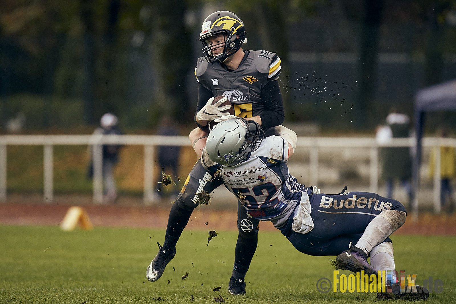 AFCV NRW Oberliga Season 2022 Remscheid Amboss vs. Krefeld Ravens am 15.10.2022 im Stadion Reinshagen Stadion, Wallburgstraße 25, 42857 Remscheid, Punkte Endstand 00 : 28.
[Bildnummer: 2022-10-15_0793] - RemscheidAmbossVsKrefeldRavens