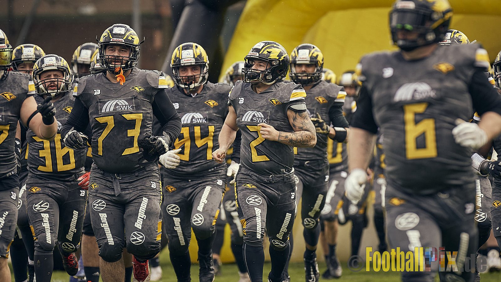 Preseason Game 2023 Krefeld Ravens vs. Troisdorf Jets am 25.03.2023 im Stadion BSA Sprödental. Die Adresse: BeziBSA Sprödental, Sprödentalstr. 15, 47799 Krefeld. Punkte Endstand 12 : 07. Bildnummer: 2023-03-25_0025 - KrefeldRavensVsTroisdorfJets