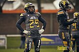 Preseason Game 2023 Krefeld Ravens vs. Troisdorf Jets am 25.03.2023 im Stadion BSA Sprödental. Die Adresse: BeziBSA Sprödental, Sprödentalstr. 15, 47799 Krefeld. Punkte Endstand 12 : 07. Bildnummer: 2023-03-25_0178 - KrefeldRavensVsTroisdorfJets