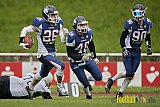 AFCV Verbandsliga Season 2023 Recklinghausen Chargers vs. Rheine Raptors am 29.04.2023 im Stadion Stadion Hohenhorst, Am Stadion 1, 45659 Recklinghausen, Punkte Endstand 37 : 10.
[2023-04-29_0254] - RecklinghausenChargersVsRheineRaptors