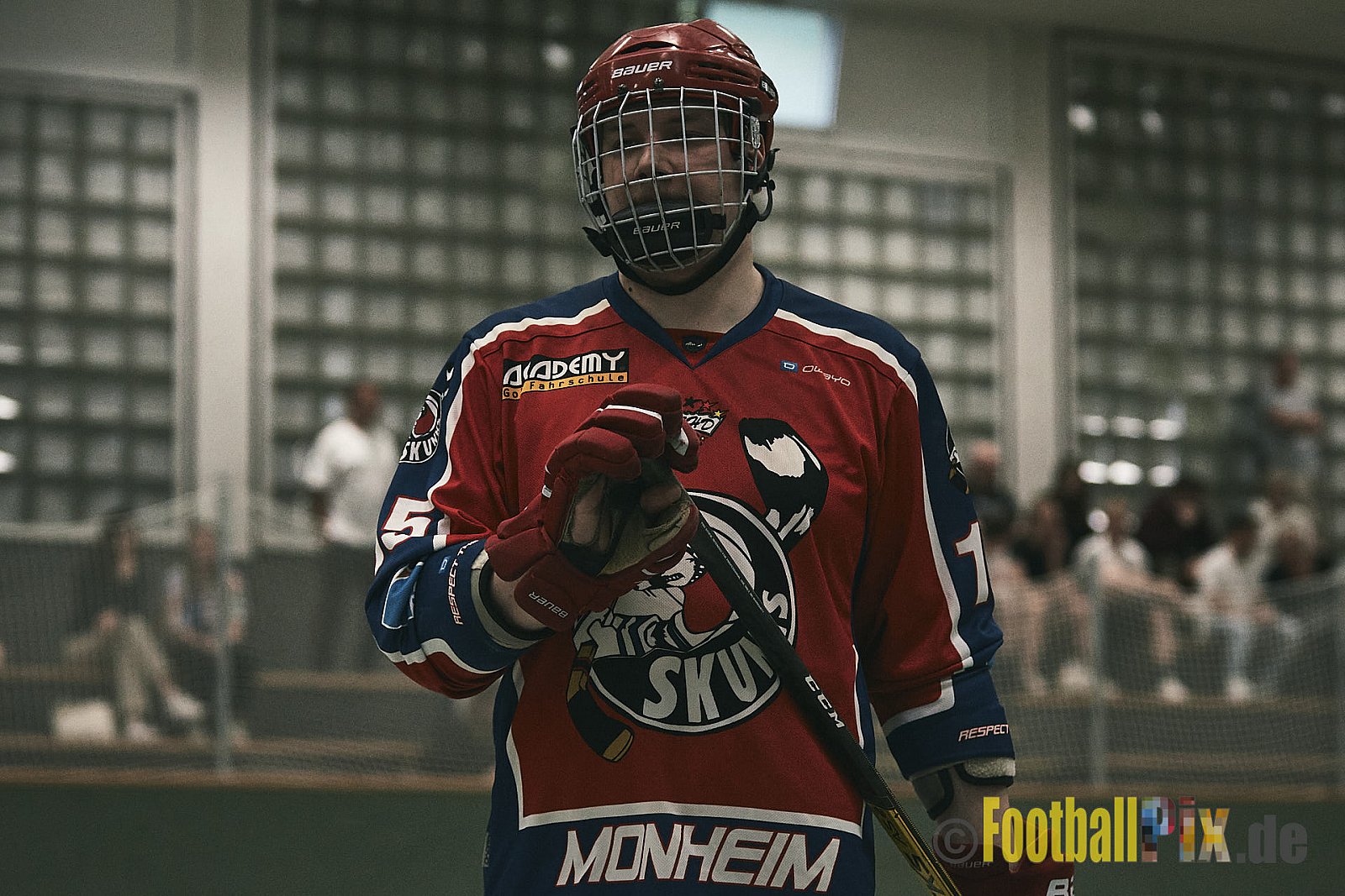 ISHD Inliner Hockey LLR Monheim Skunks I vs. Hilden Flames II am 14.05.2023 im Stadion Sporthalle Sandberg, Falkenstr., 40789 Monheim, Punkte Endstand 9 : 8. - IshdMonheimSkunksVsHildenFlames2