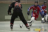 ISHD Inliner Hockey LLR Monheim Skunks I vs. Hilden Flames II am 14.05.2023 im Stadion Sporthalle Sandberg, Falkenstr., 40789 Monheim, Punkte Endstand 9 : 8. - IshdMonheimSkunksVsHildenFlames2