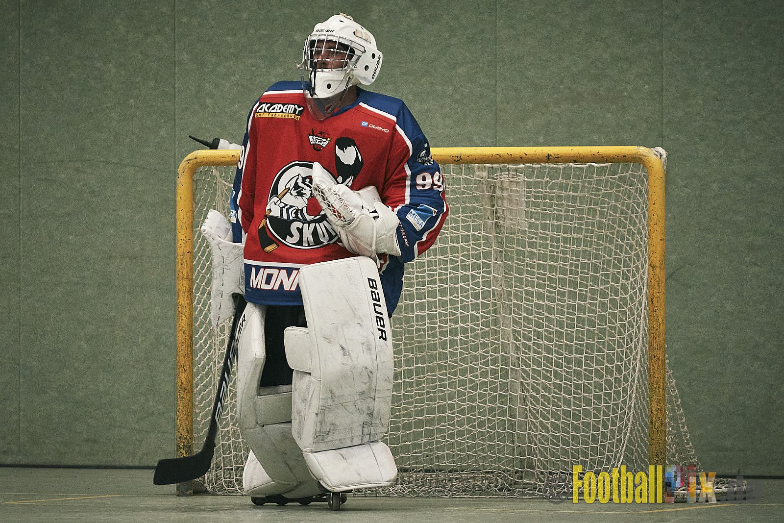 ISHD Inliner Hockey LLR Monheim Skunks I vs. Hilden Flames II am 14.05.2023 im Stadion Sporthalle Sandberg, Falkenstr., 40789 Monheim, Punkte Endstand 9 : 8. - IshdMonheimSkunksVsHildenFlames2