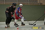 ISHD Inliner Hockey LLR Monheim Skunks I vs. Hilden Flames II am 14.05.2023 im Stadion Sporthalle Sandberg, Falkenstr., 40789 Monheim, Punkte Endstand 9 : 8. - IshdMonheimSkunksVsHildenFlames2