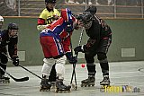 ISHD Inliner Hockey LLR Monheim Skunks I vs. Hilden Flames II am 14.05.2023 im Stadion Sporthalle Sandberg, Falkenstr., 40789 Monheim, Punkte Endstand 9 : 8. - IshdMonheimSkunksVsHildenFlames2