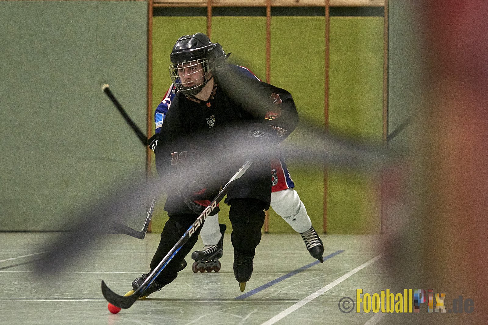 ISHD Inliner Hockey LLR Monheim Skunks I vs. Hilden Flames II am 14.05.2023 im Stadion Sporthalle Sandberg, Falkenstr., 40789 Monheim, Punkte Endstand 9 : 8. - IshdMonheimSkunksVsHildenFlames2