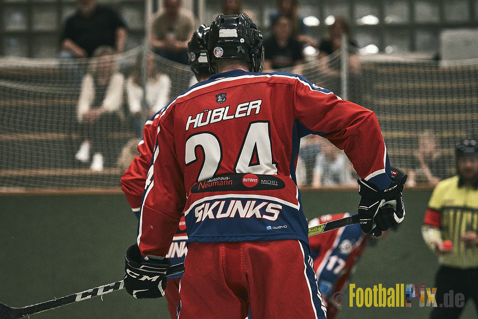 ISHD Inliner Hockey LLR Monheim Skunks I vs. Hilden Flames II am 14.05.2023 im Stadion Sporthalle Sandberg, Falkenstr., 40789 Monheim, Punkte Endstand 9 : 8. - IshdMonheimSkunksVsHildenFlames2