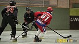 ISHD Inliner Hockey LLR Monheim Skunks I vs. Hilden Flames II am 14.05.2023 im Stadion Sporthalle Sandberg, Falkenstr., 40789 Monheim, Punkte Endstand 9 : 8. - IshdMonheimSkunksVsHildenFlames2