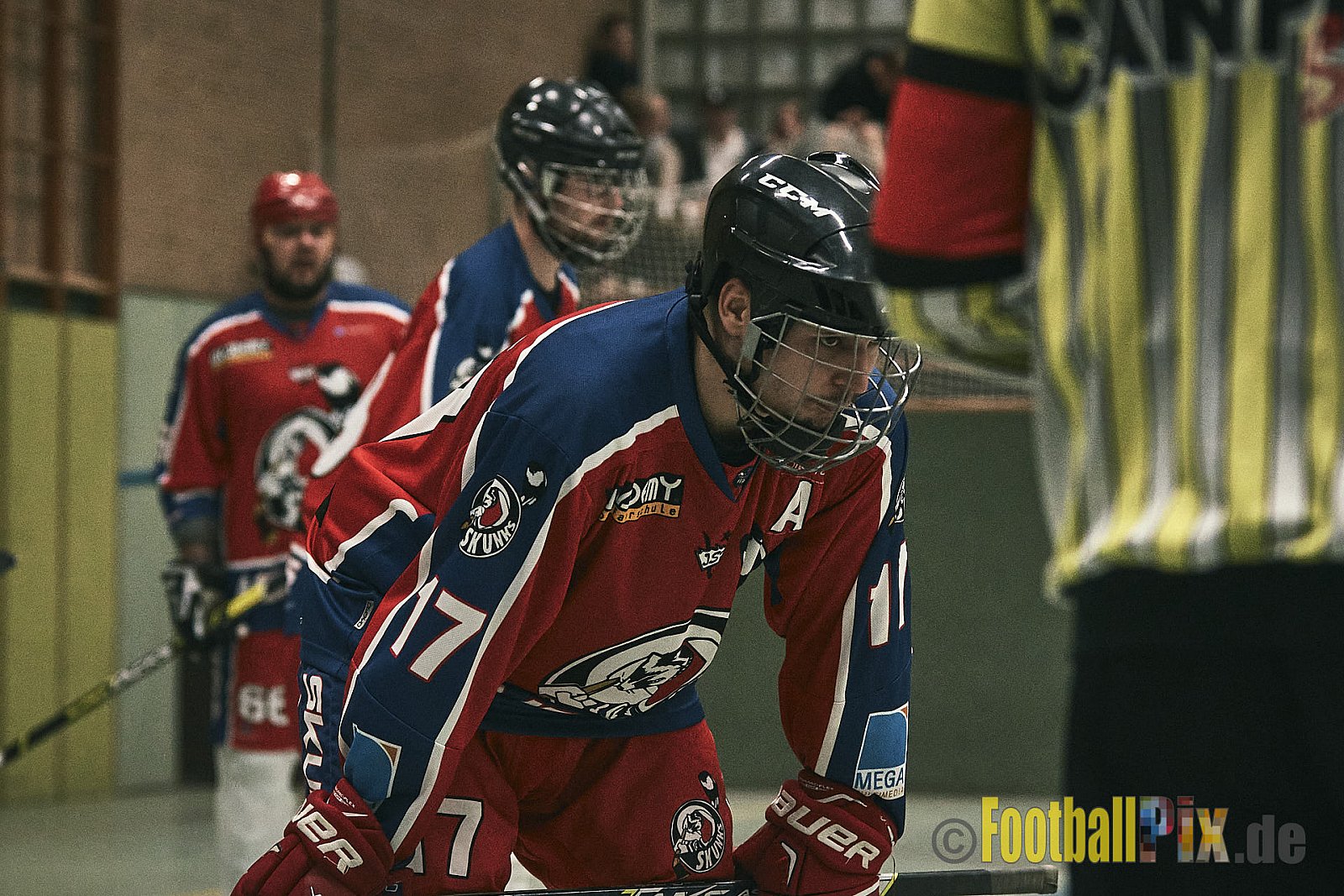ISHD Inliner Hockey LLR Monheim Skunks I vs. Hilden Flames II am 14.05.2023 im Stadion Sporthalle Sandberg, Falkenstr., 40789 Monheim, Punkte Endstand 9 : 8. - IshdMonheimSkunksVsHildenFlames2