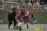 ISHD Inliner Hockey LLR Monheim Skunks I vs. Hilden Flames II am 14.05.2023 im Stadion Sporthalle Sandberg, Falkenstr., 40789 Monheim, Punkte Endstand 9 : 8. - IshdMonheimSkunksVsHildenFlames2