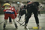 ISHD Inliner Hockey LLR Monheim Skunks I vs. Hilden Flames II am 14.05.2023 im Stadion Sporthalle Sandberg, Falkenstr., 40789 Monheim, Punkte Endstand 9 : 8. - IshdMonheimSkunksVsHildenFlames2