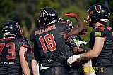 GFL2 Season 2023 Solingen Paladins vs. Düsseldorf Panther am 27.05.2023 im Stadion Jahnkampfbahn Solingen, Adolf-Clarenbach-Straße 36, 42719 Solingen. Punkte Endstand 20 : 21.
[Bildnummer: 2023-05-27_0281] - SolingenPaladinsVsDPanther