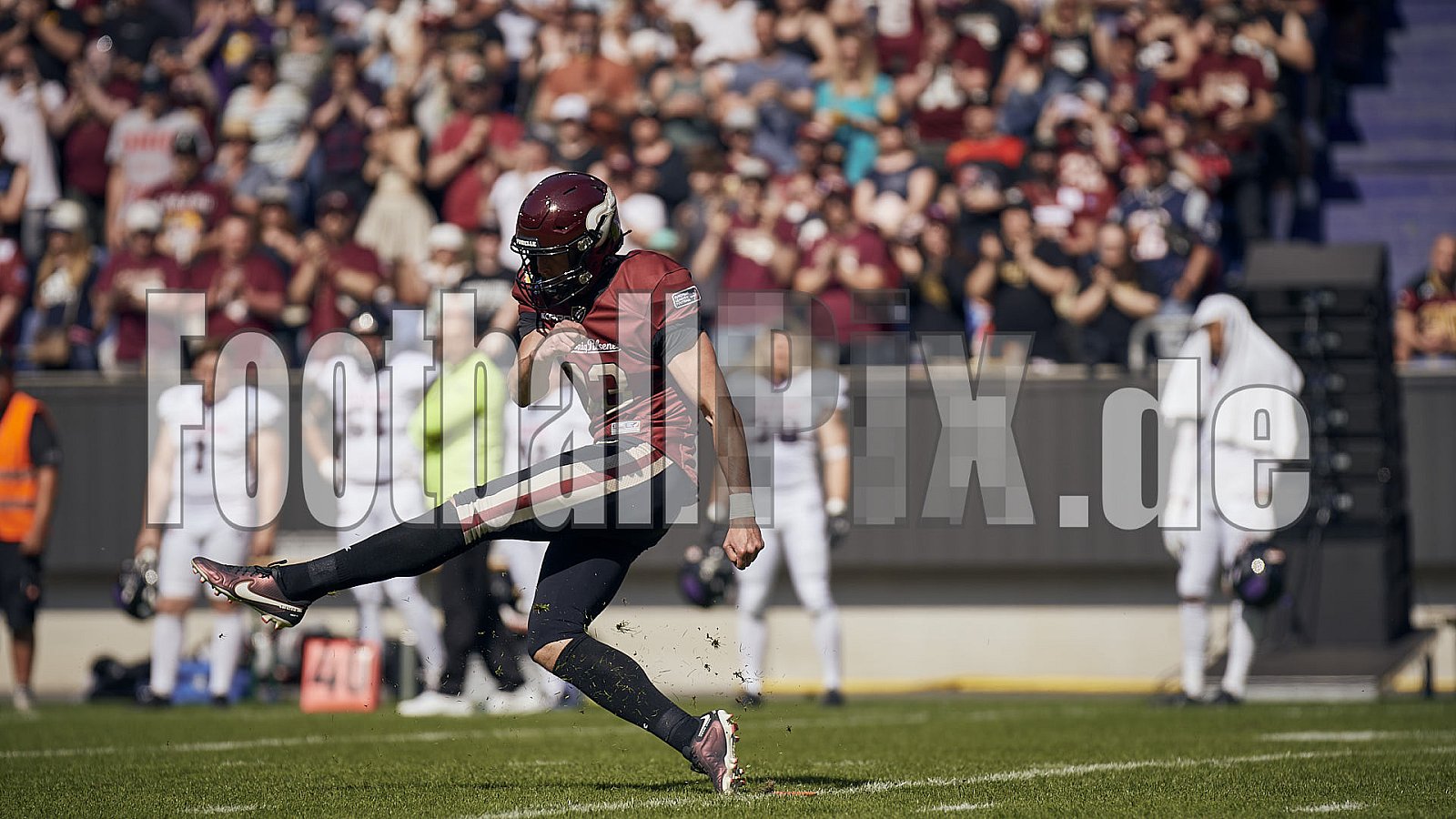 Die 1.Spielwoche der European League of Football (ELF) Season 2023 Rhein Fire vs. Frankfurt Galaxy  am 4.06.2023 im Stadion Schauinsland-Reisen-Arena, Margaretenstraße 5-7, 47055 Duisburg. Punkte Endstand 33 : 9. 
Bildnummer: 2023-06-04_0235 - ELF FrankfurtGalaxy@RheinFire