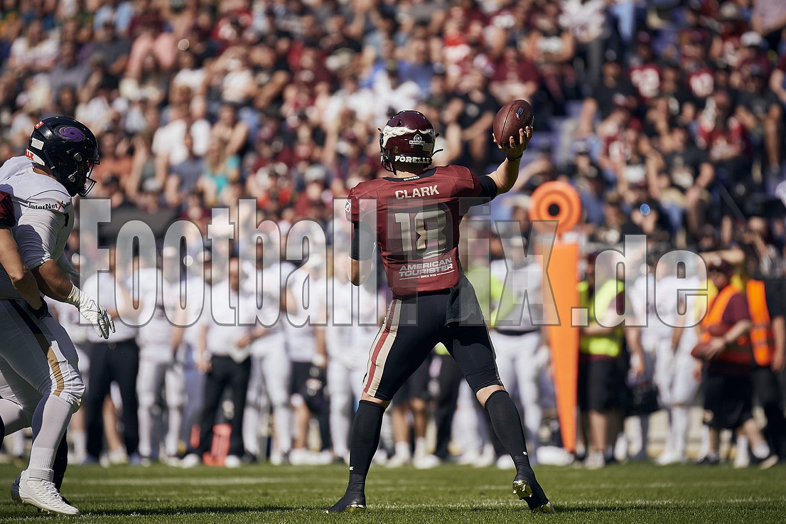Die 1.Spielwoche der European League of Football (ELF) Season 2023 Rhein Fire vs. Frankfurt Galaxy  am 4.06.2023 im Stadion Schauinsland-Reisen-Arena, Margaretenstraße 5-7, 47055 Duisburg. Punkte Endstand 33 : 9. 
Bildnummer: 2023-06-04_0248 - ELF FrankfurtGalaxy@RheinFire