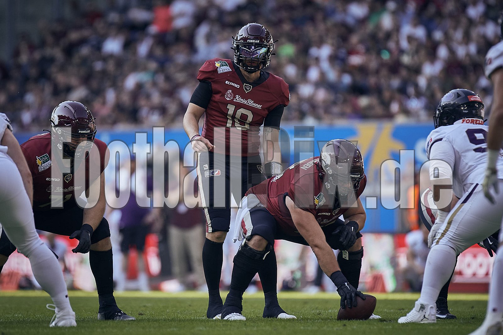 Die 1.Spielwoche der European League of Football (ELF) Season 2023 Rhein Fire vs. Frankfurt Galaxy  am 4.06.2023 im Stadion Schauinsland-Reisen-Arena, Margaretenstraße 5-7, 47055 Duisburg. Punkte Endstand 33 : 9. 
Bildnummer: 2023-06-04_0775 - ELF FrankfurtGalaxy@RheinFire