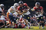 Spiel der GFL2 Season 2023 Düsseldorf Panther vs. Rostock Griffins am 17.06.2023 im Stadion VfL Benrath, Karl-Hohmann-Straße 70, 40597 Düsseldorf. Punkte Endstand 46 : 26. 
Bildnummer: 2023-06-17_0109 - DPantherVsRostockGriffins