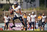 Spiel der GFL2 Season 2023 Düsseldorf Panther vs. Rostock Griffins am 17.06.2023 im Stadion VfL Benrath, Karl-Hohmann-Straße 70, 40597 Düsseldorf. Punkte Endstand 46 : 26. 
Bildnummer: 2023-06-17_0418 - DPantherVsRostockGriffins