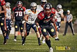 Spiel der GFL2 Season 2023 Düsseldorf Panther vs. Rostock Griffins am 17.06.2023 im Stadion VfL Benrath, Karl-Hohmann-Straße 70, 40597 Düsseldorf. Punkte Endstand 46 : 26. 
Bildnummer: 2023-06-17_0484 - DPantherVsRostockGriffins