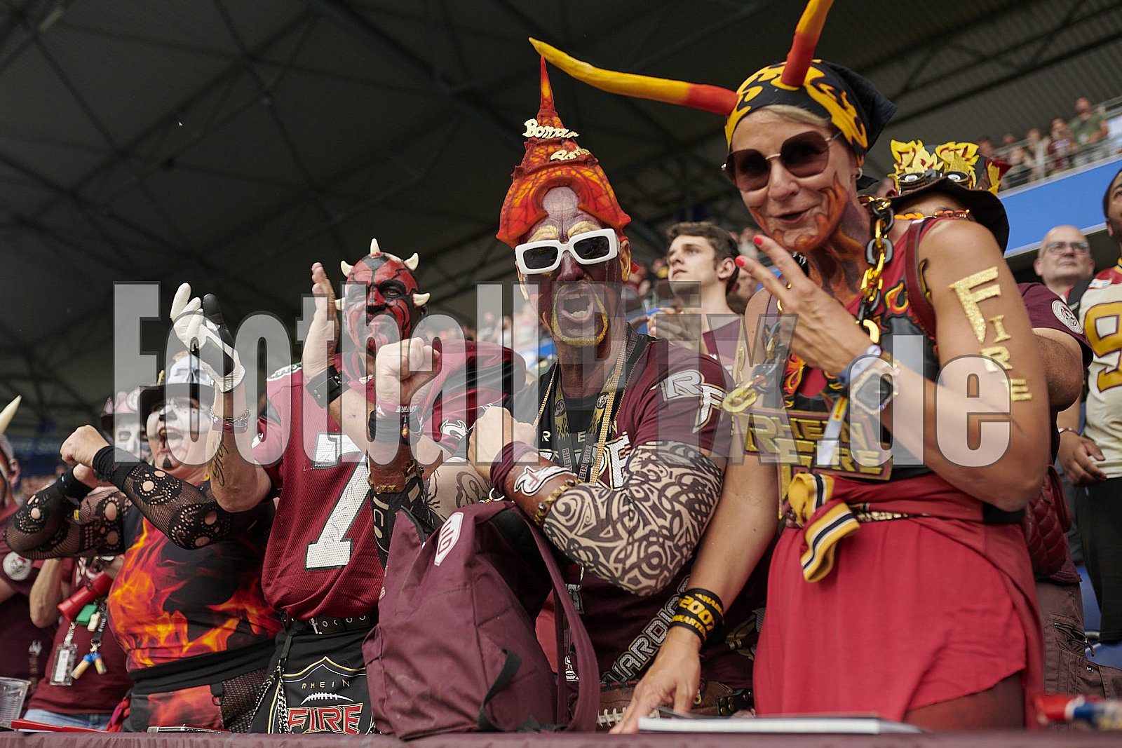 Die 3.Spielwoche der European League of Football (ELF) Season 2023 Rhein Fire vs. Paris Musketeers am 18.06.2023 im Stadion Schauinsland-Reisen-Arena, Margaretenstraße 5-7, 47055 Duisburg. Punkte Endstand 58 : 28. 
Bildnummer: 2023-06-18_0771 - ELF ParisMusketeers@RheinFire