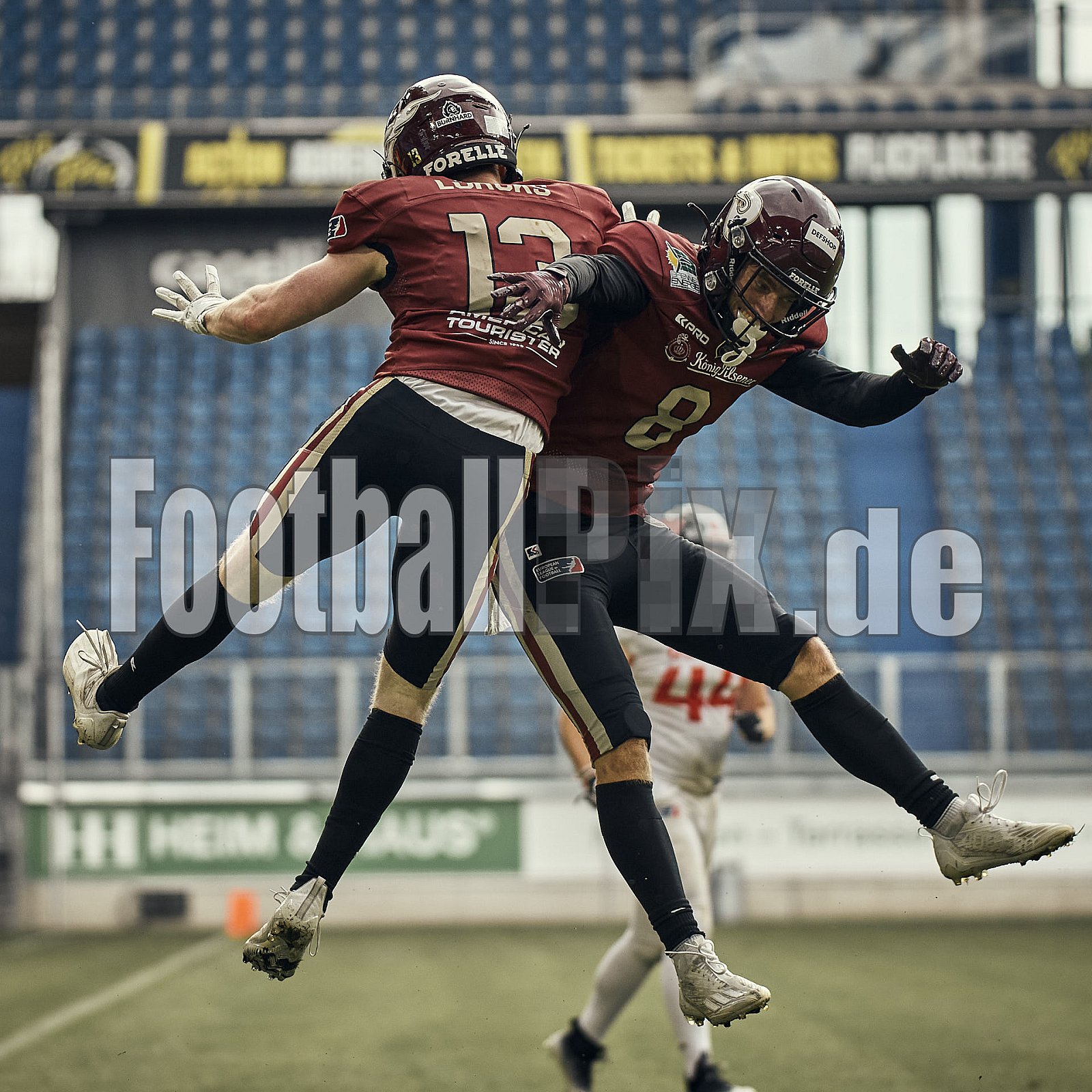 Die 5.Spielwoche der European League of Football (ELF) Season 2023 Rhein Fire vs Helvetic Guards am 1.07.2023 im Stadion Schauinsland-Reisen-Arena, Margaretenstraße 5-7, 47055 Duisburg. Punkte Endstand 51 : 0. 
Bildnummer: 2023-07-01_0414 - ELF HelveticGuards@RheinFire